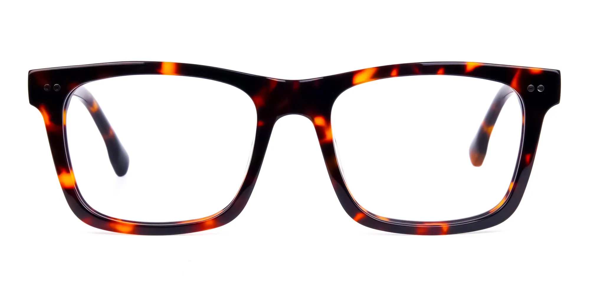 Tortoise and Brown Square Glasses-2