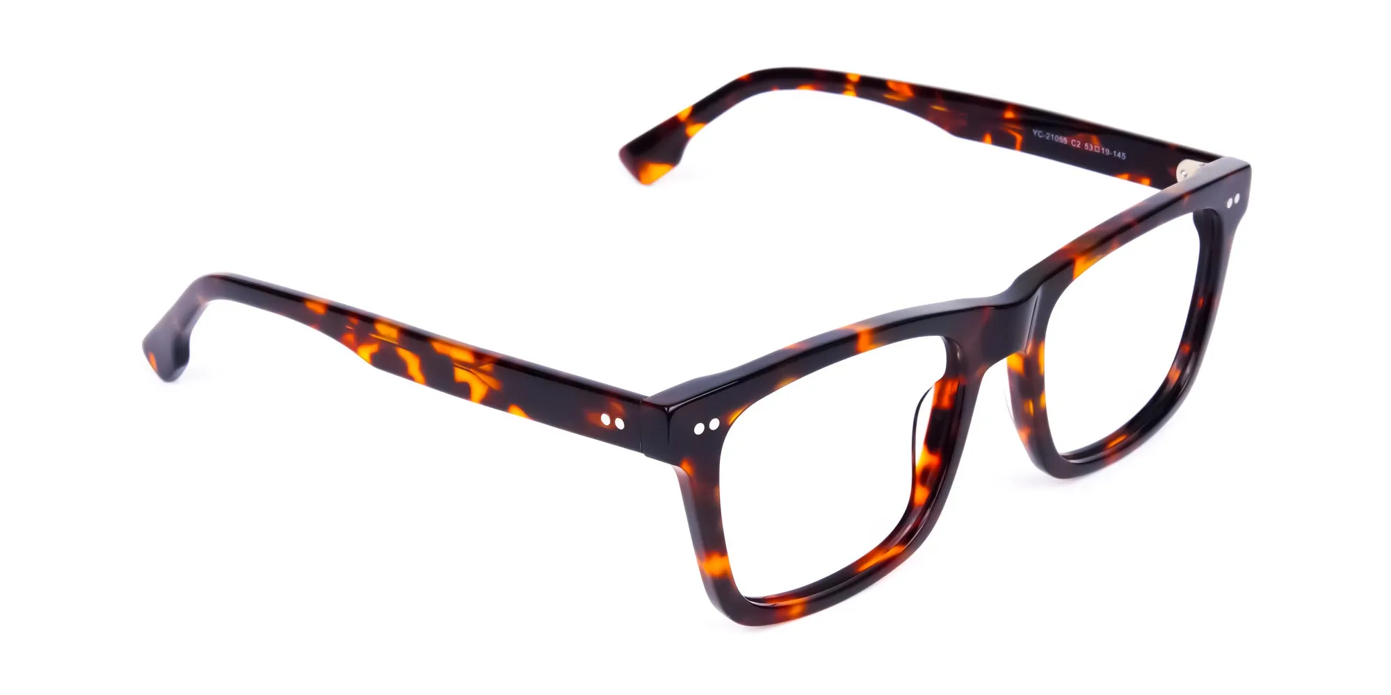 Tortoise and Brown Square Glasses-2