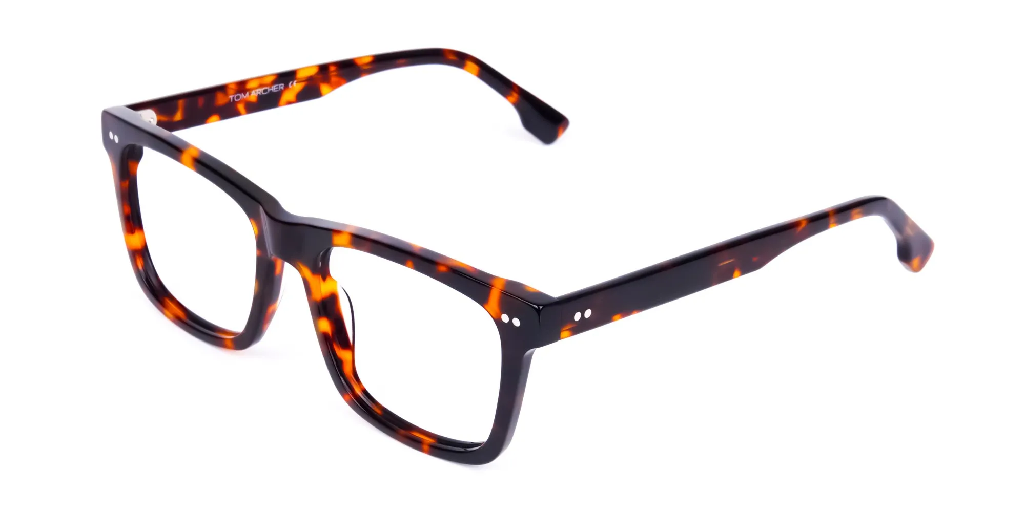 Tortoise and Brown Square Glasses-2