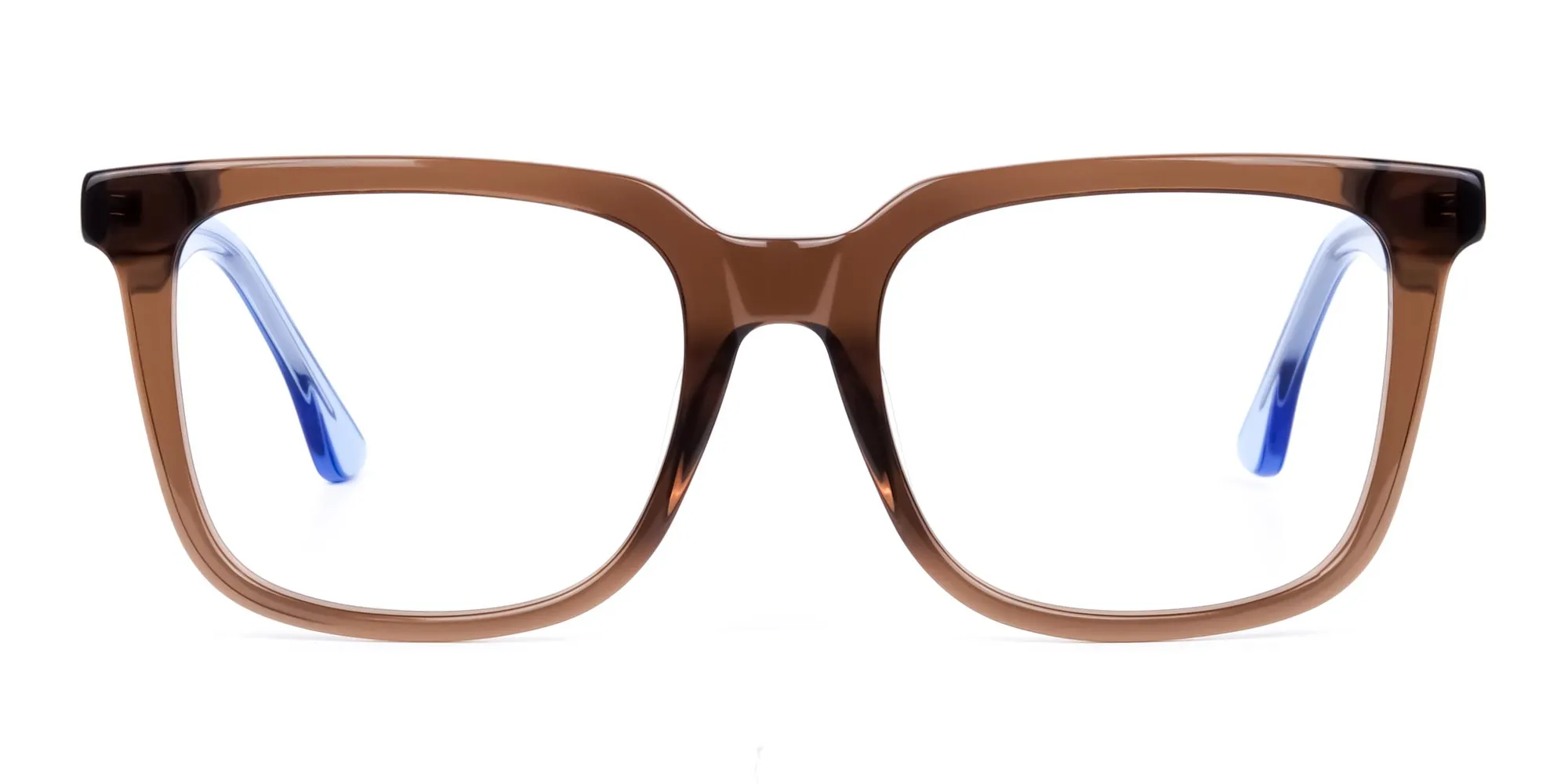 Crystal Brown Square Glasses-2 Crystal Brown Square Glasses-2