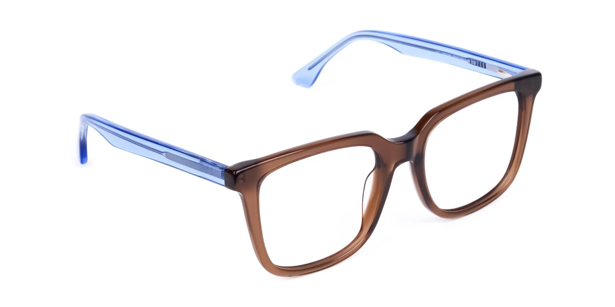 Crystal Brown Square Glasses-2