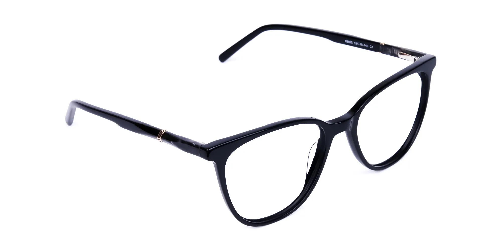 black cat eye glasses -2