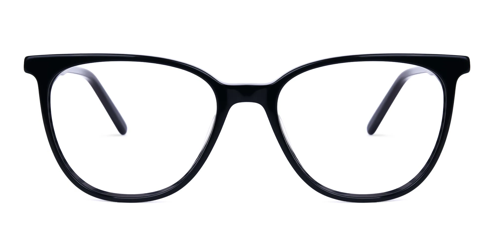 black cat eye glasses -2