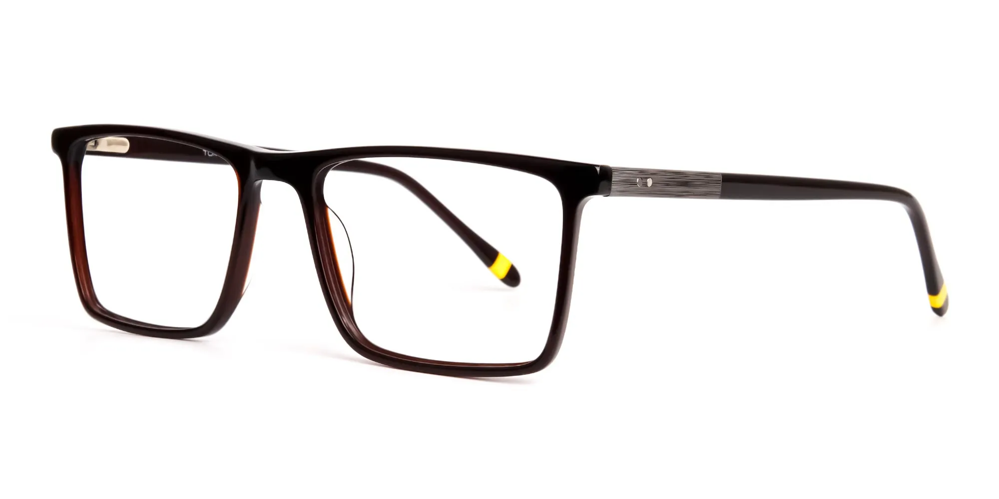 classic dark brown full rim rectangular glasses frames-2 classic dark brown full rim rectangular glasses frames-2