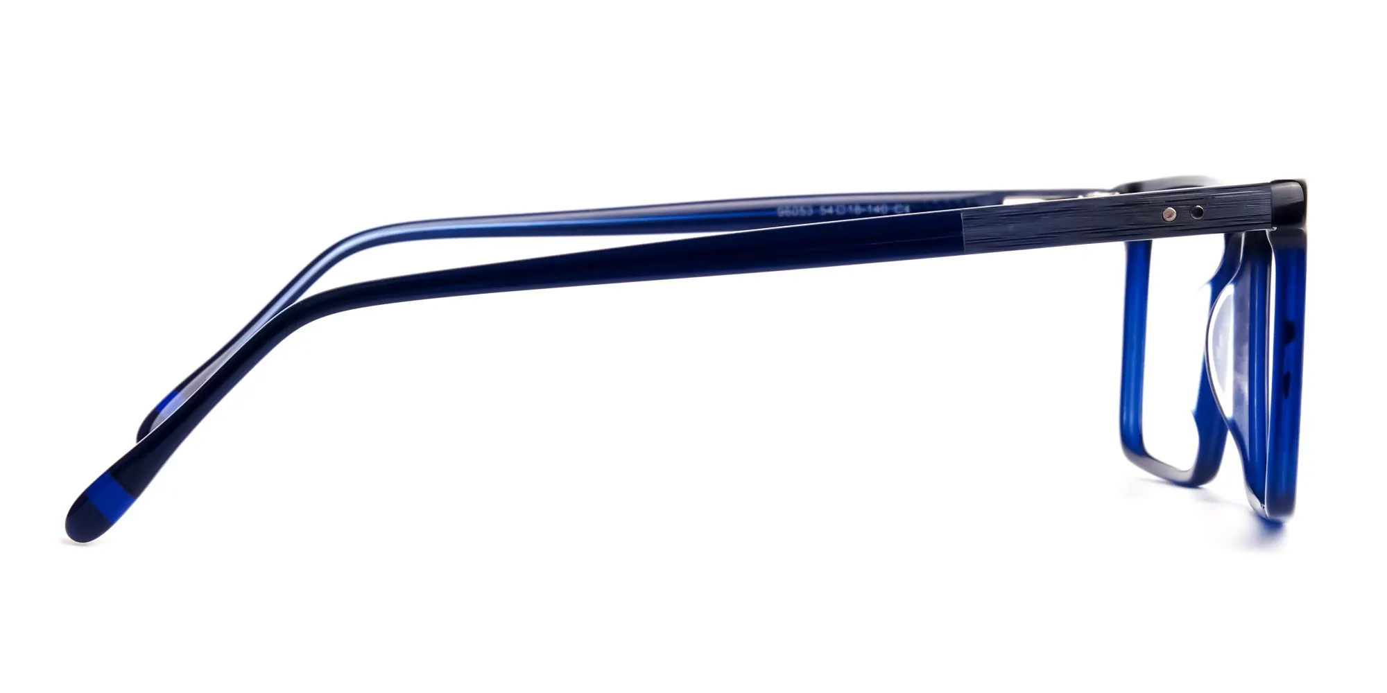 indigo blue full rim rectangular glasses frames-2