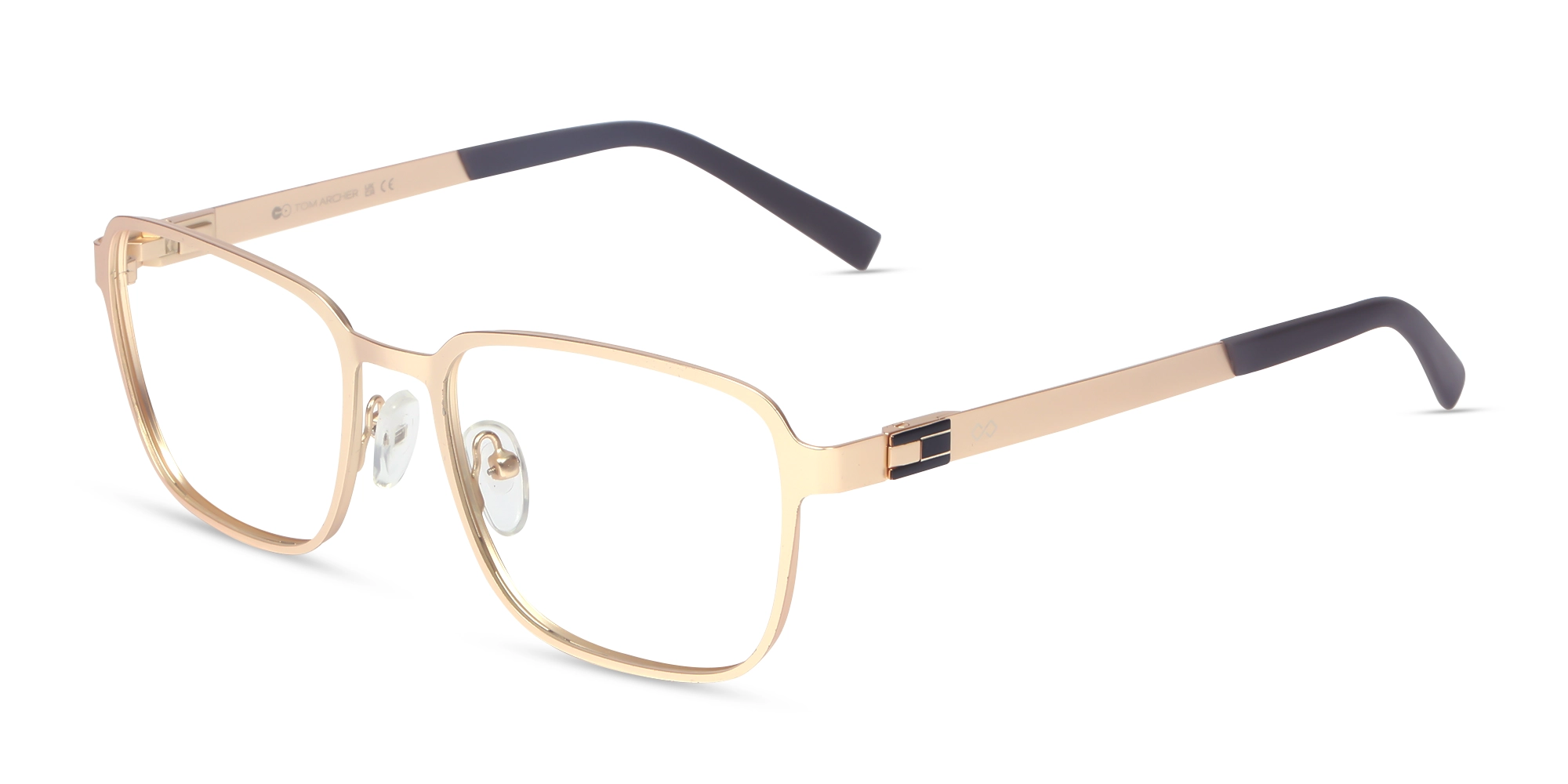 Gold & Brown Square Glasses-3 Gold & Brown Square Glasses-3