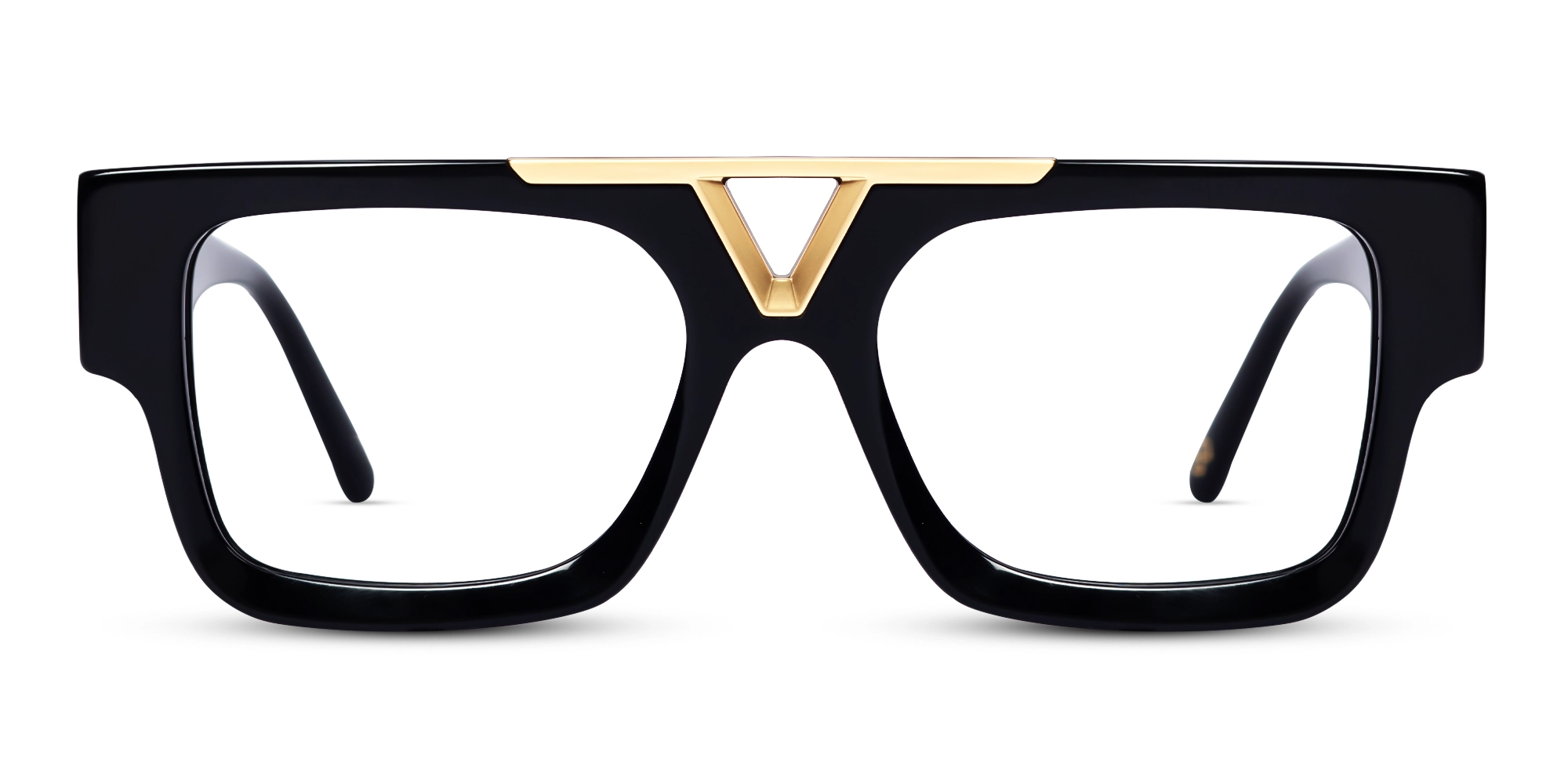 Black Square Oversized Thick Glasses Black Square Oversized Thick Glasses