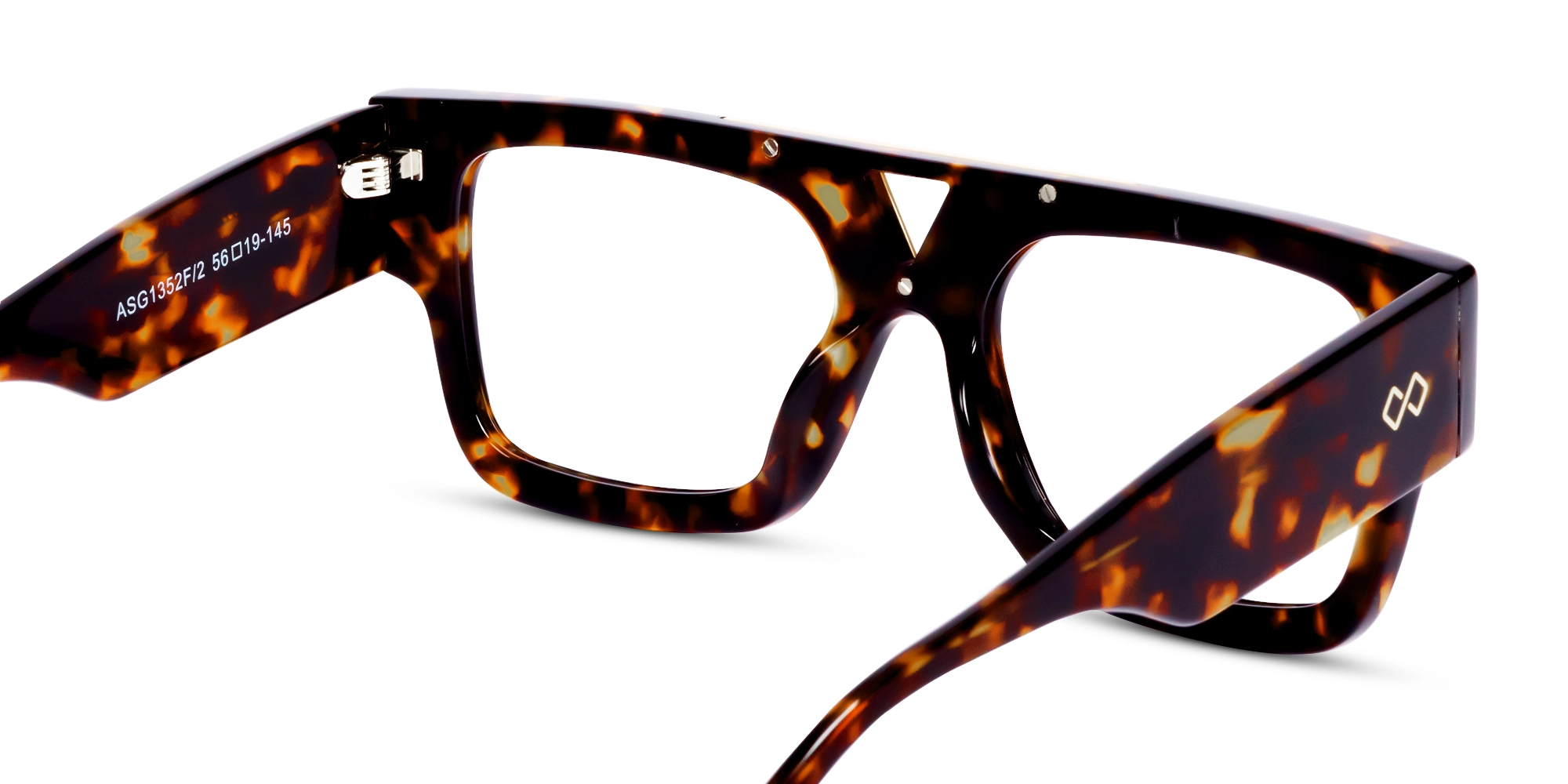 Large Browline Square Glasses