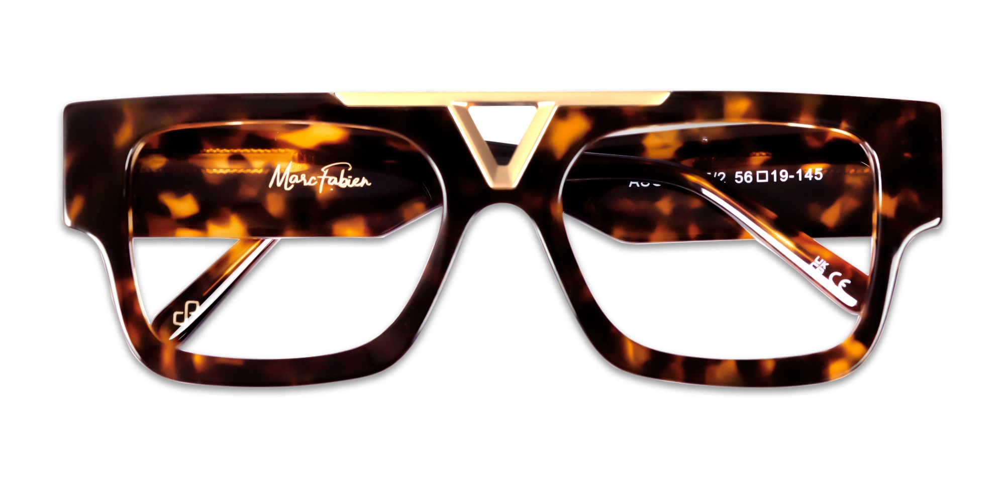 Large Browline Square Glasses
