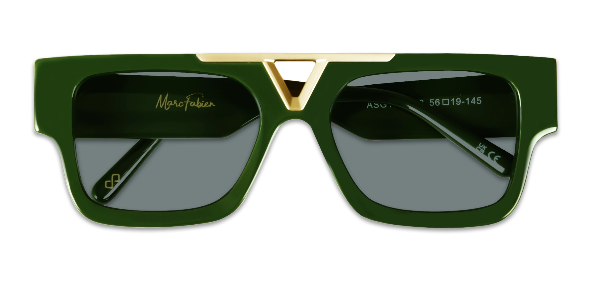 Thick Frame Dark Grey Tinted Sunglasses