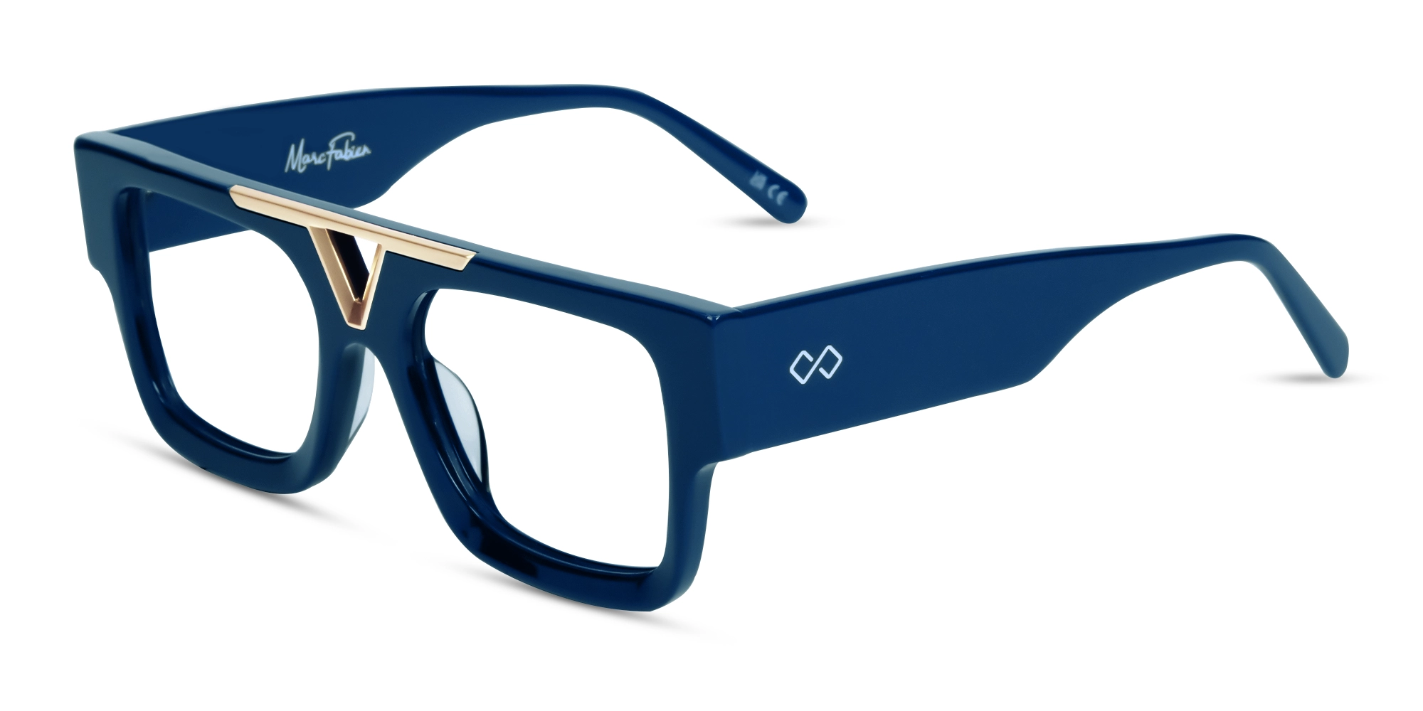 Oversized Acetate Browline Square Glasses Oversized Acetate Browline Square Glasses
