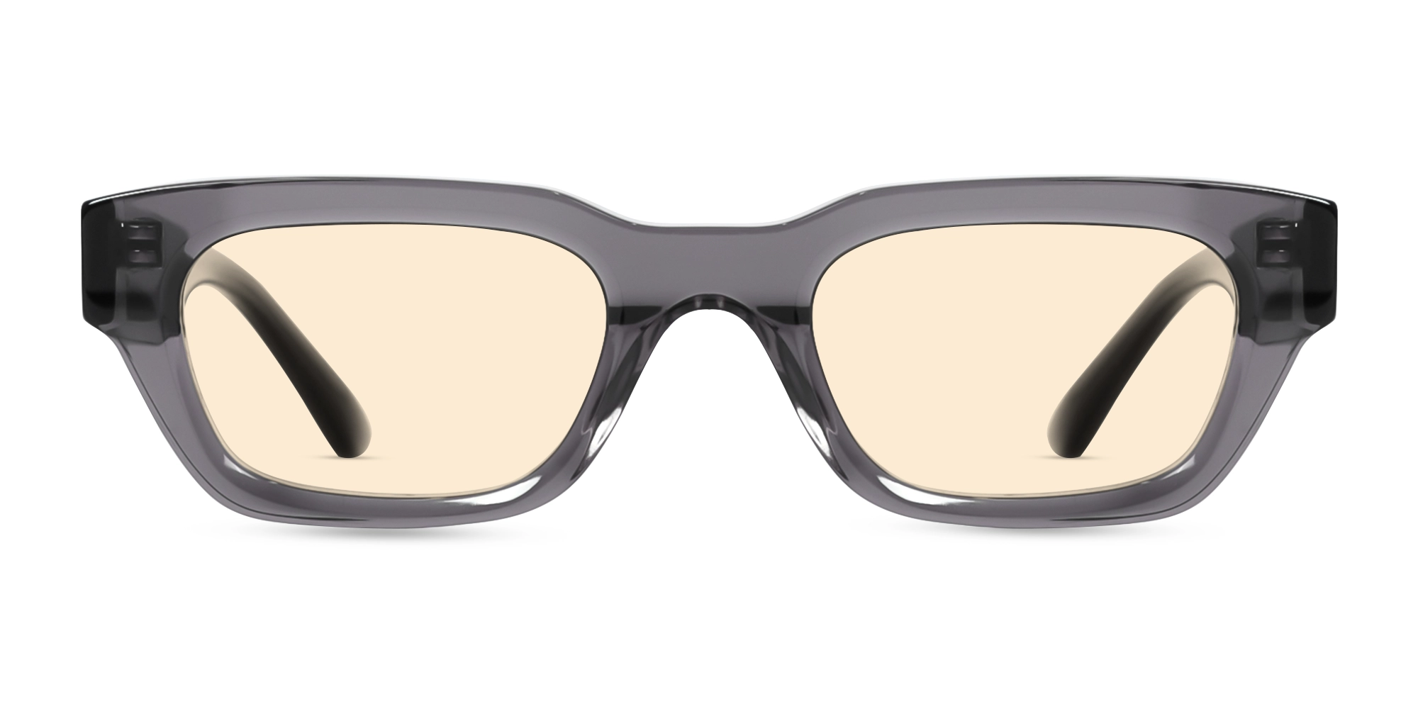 Acetate Full-Rim Rectangle Sunglasses -1