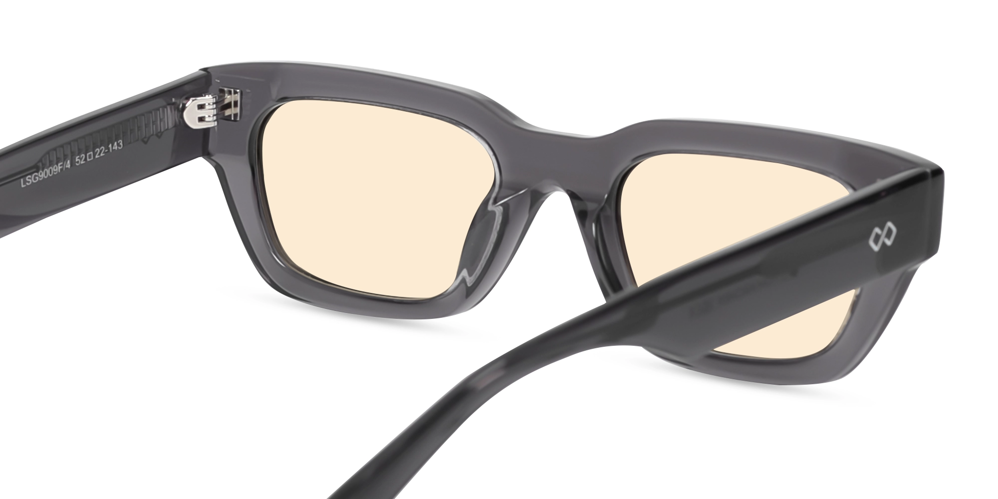 Acetate Full-Rim Rectangle Sunglasses -5