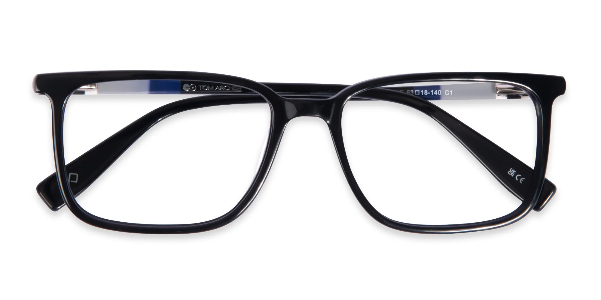 Black Rectangle Eyeglasses-6