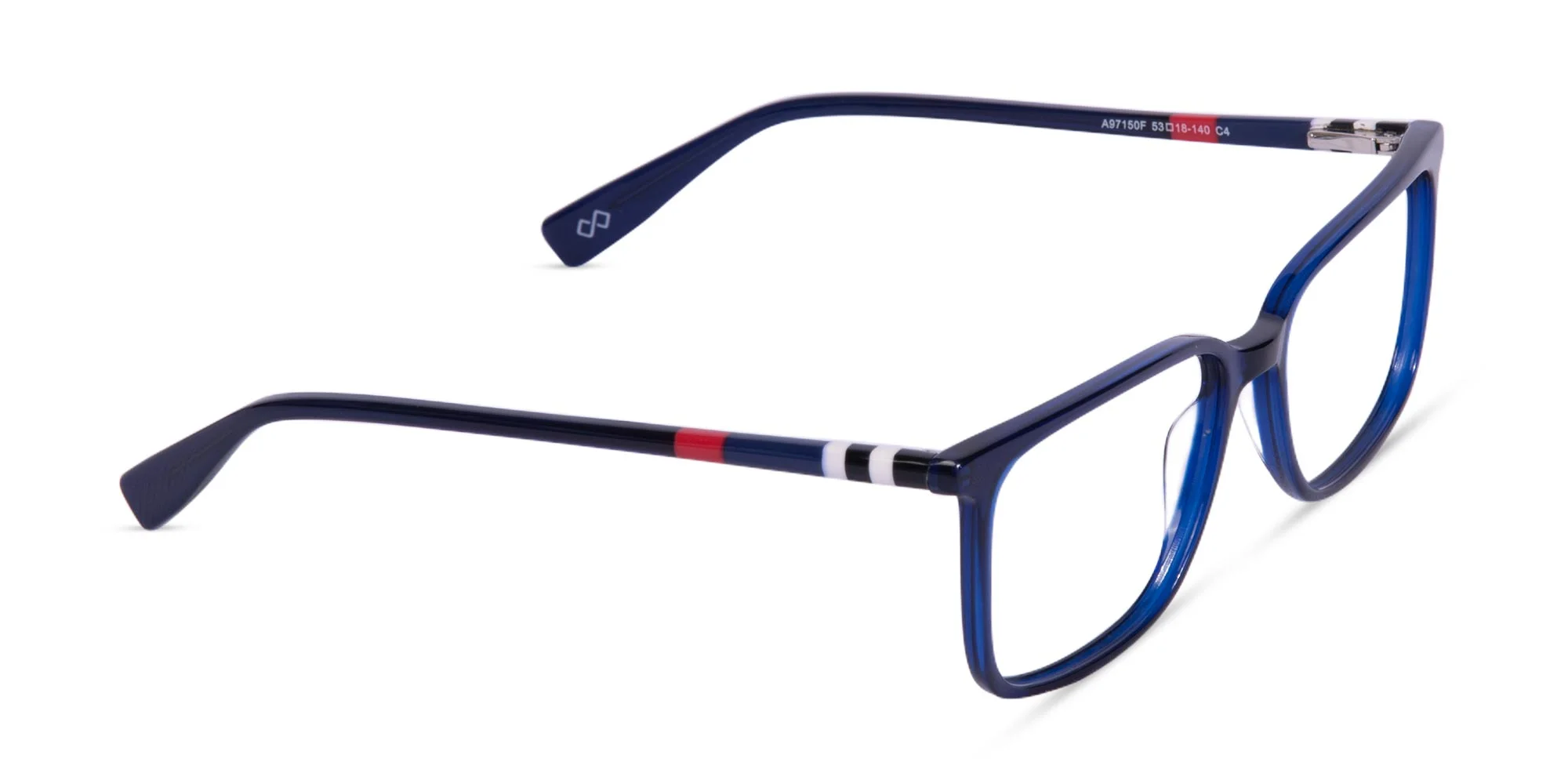Blue Rectangle Eyeglasses Frames-2