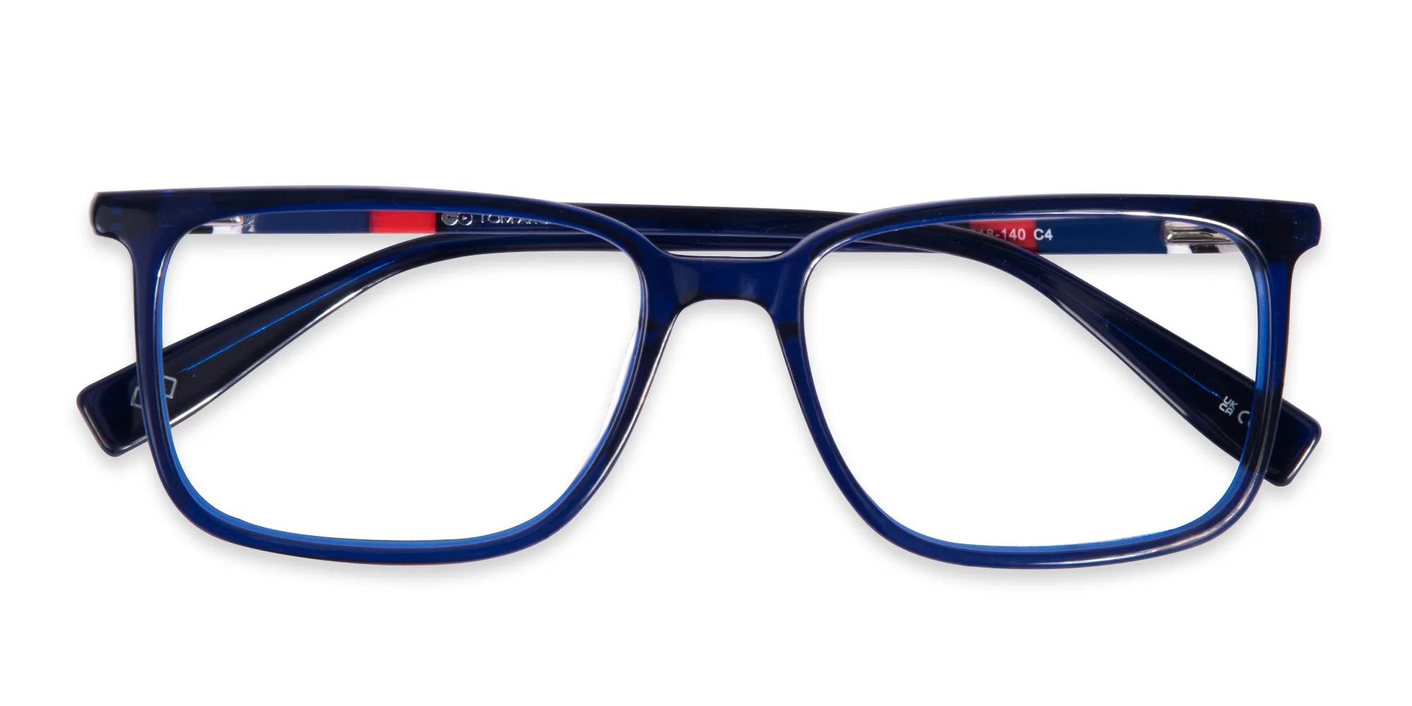 Blue Rectangle Eyeglasses Frames-6