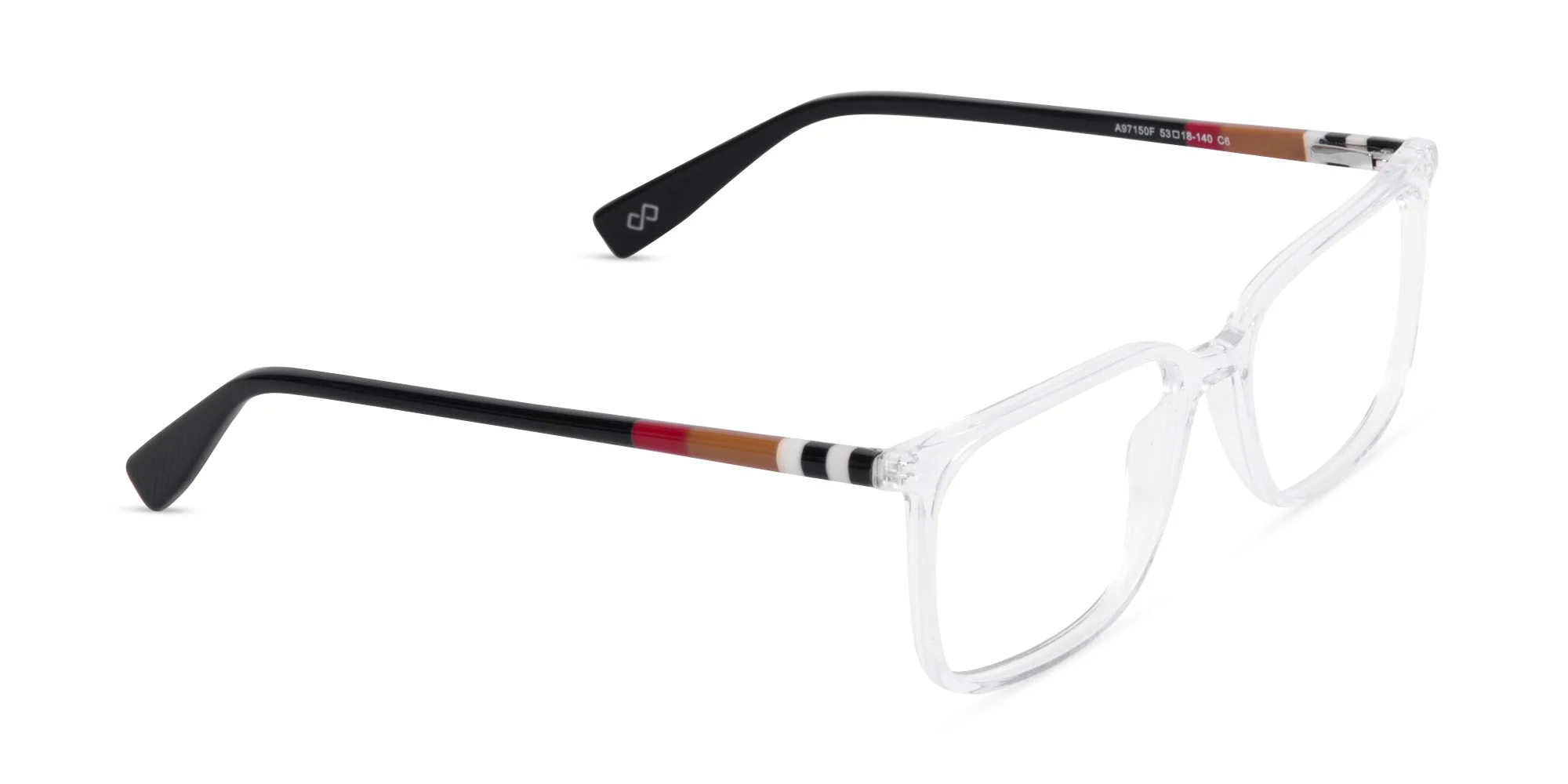 Clear Rectangle Glasses-2