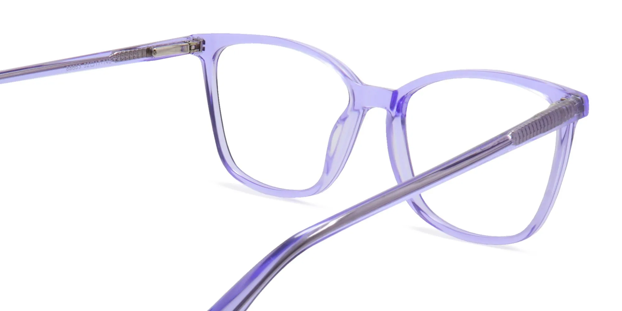 Clear Frame Butterfly Glasses - 2