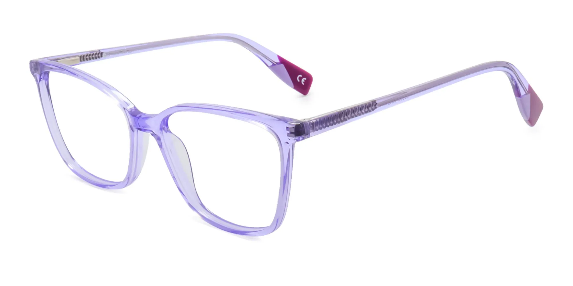 Clear Frame Butterfly Glasses - 2