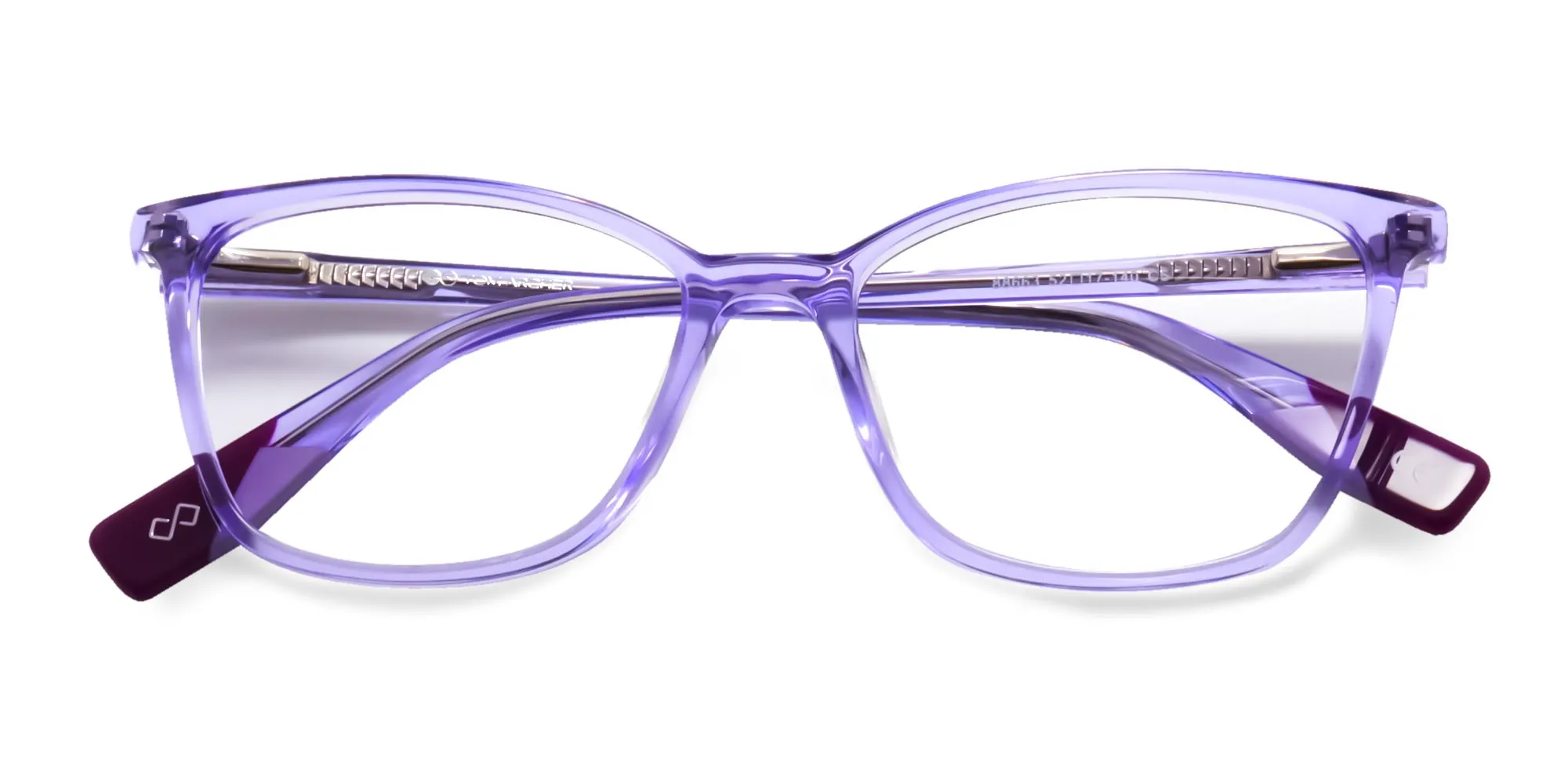 Clear Frame Butterfly Glasses - 2
