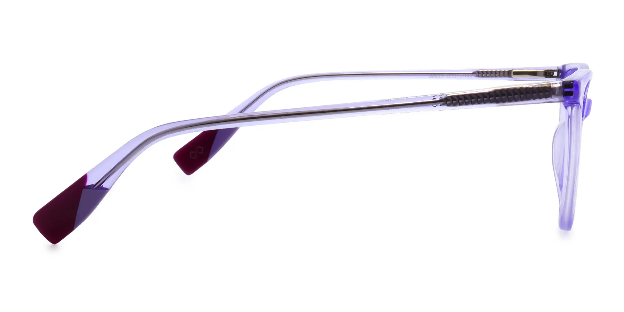 Clear Frame Butterfly Glasses - 2