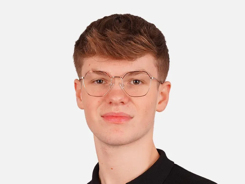 Gold Hexagon Glasses-2