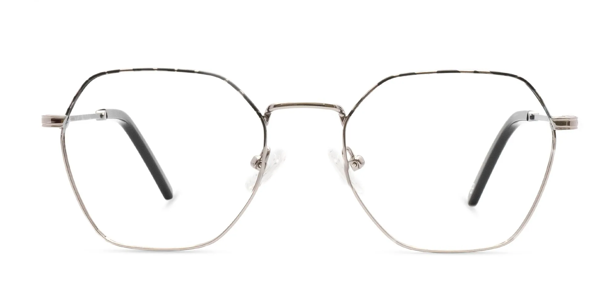 Silver Hexagonal Glasses-2
