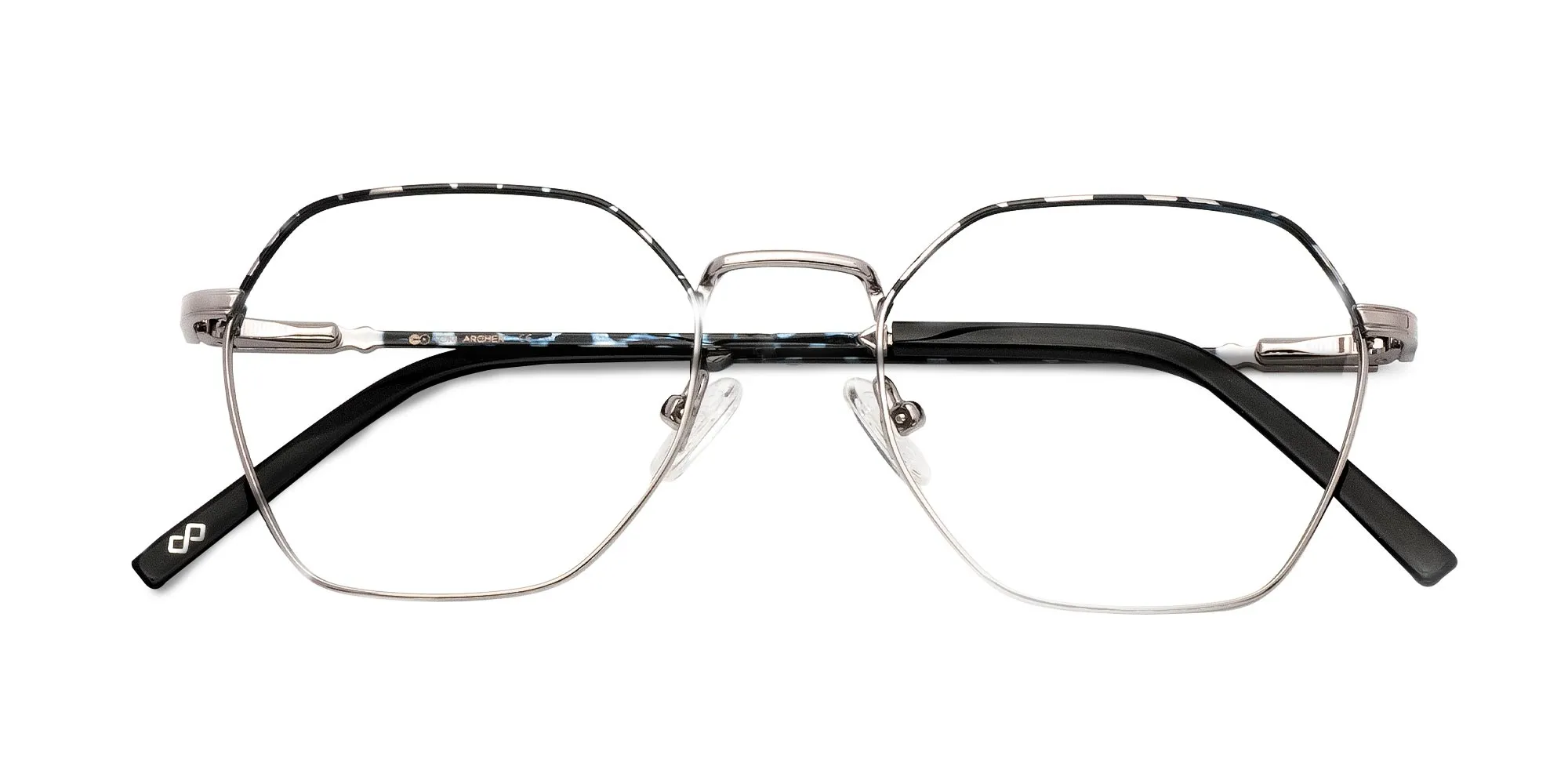 Silver Hexagonal Glasses-2