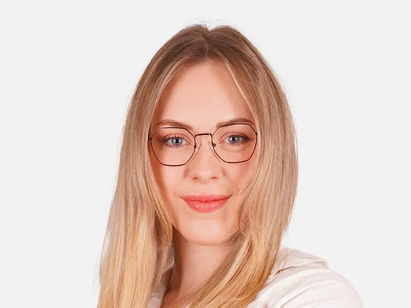 Hexagon Blue Light Glasses-2