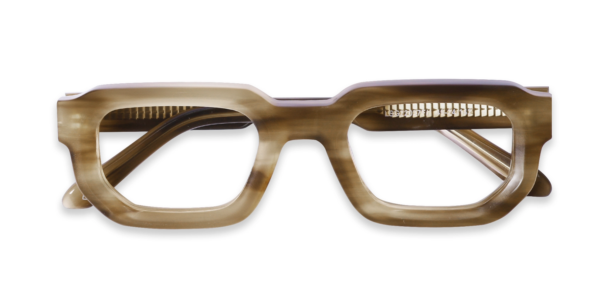 Cafe Latte Marble Rectangle Glasses-6