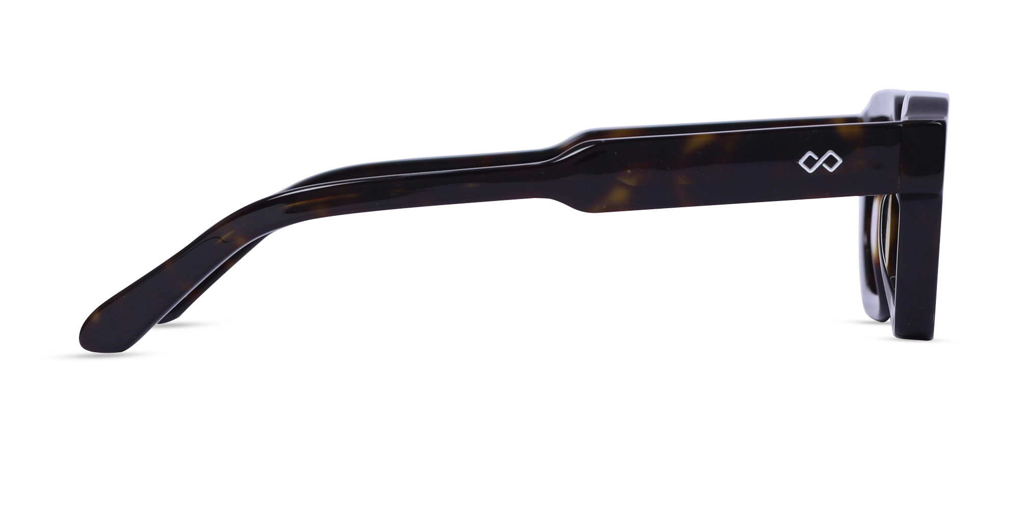Dark Tortoise Rectangle Glasses-4