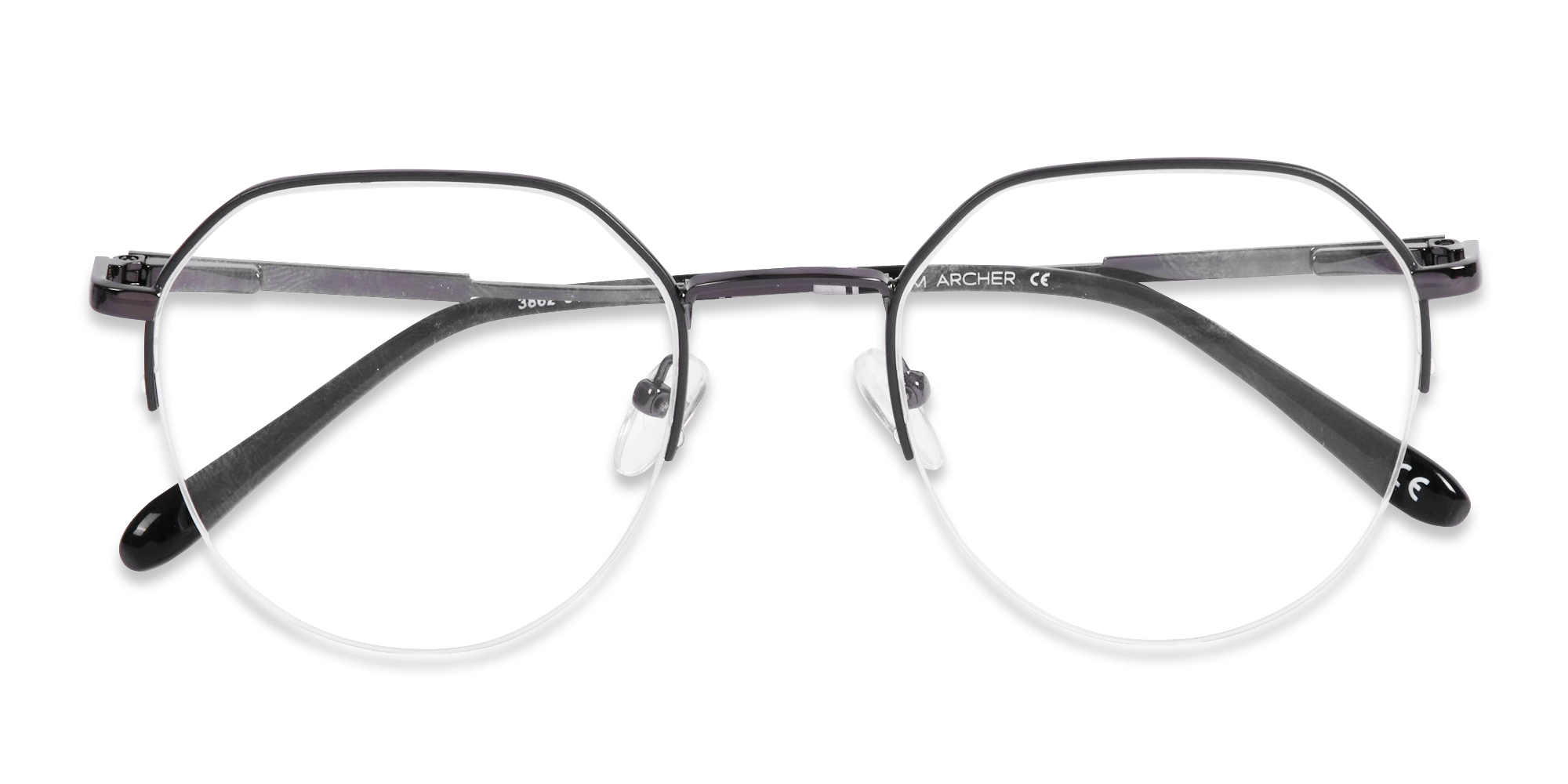 Semi Rimless Designer Glasses-6