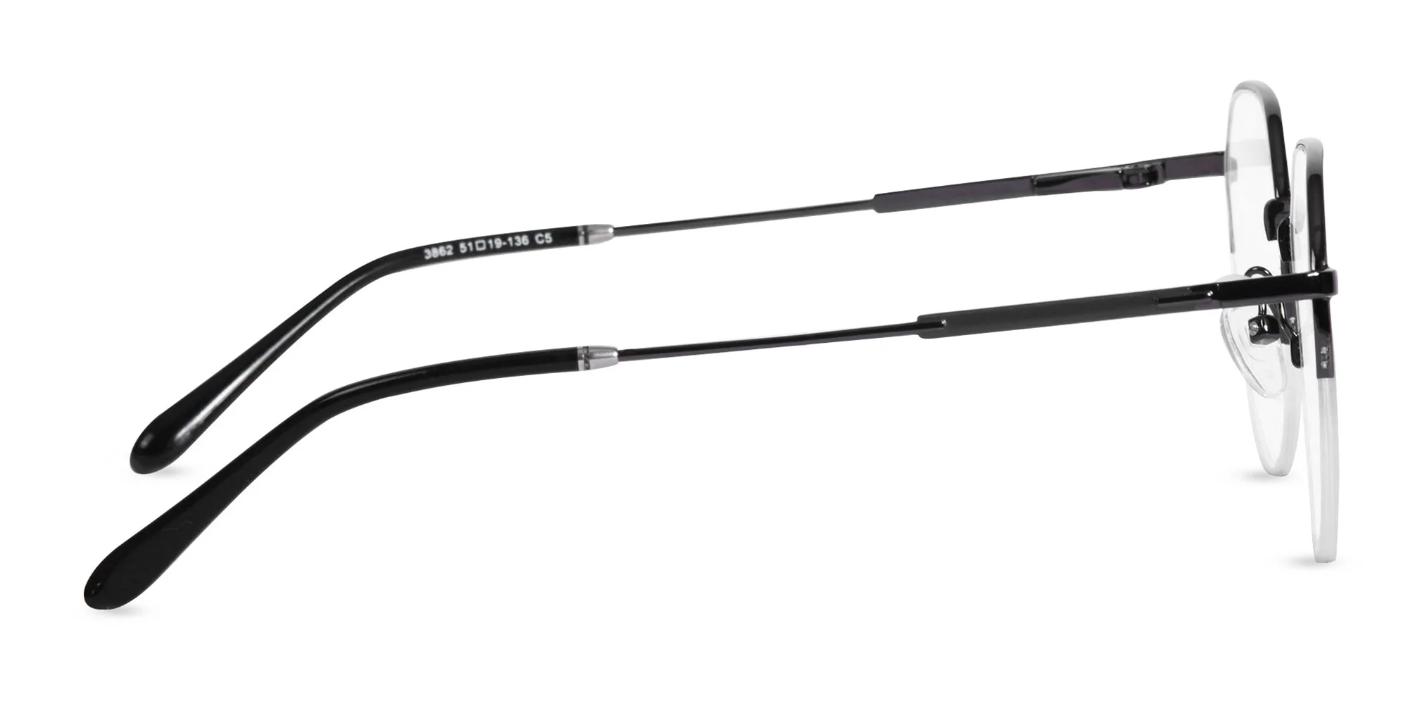 Semi Rimless Designer Glasses-4