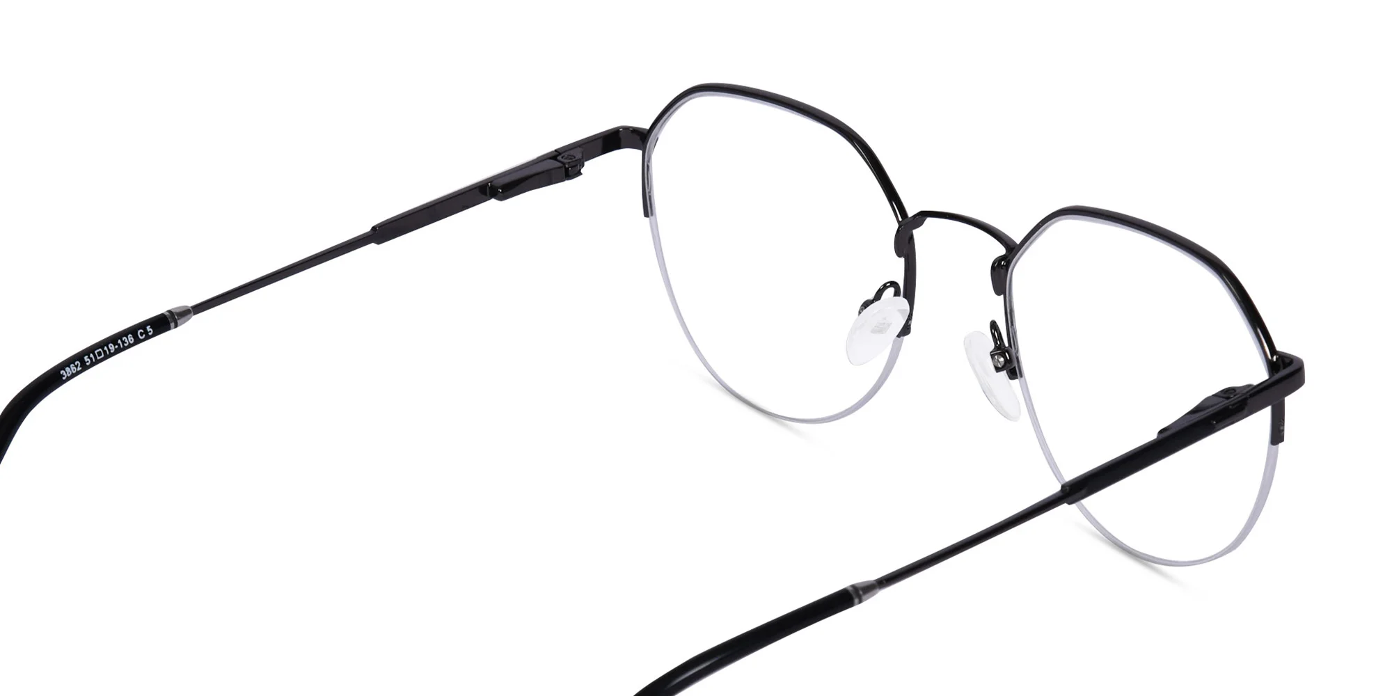 Semi Rimless Designer Glasses-5
