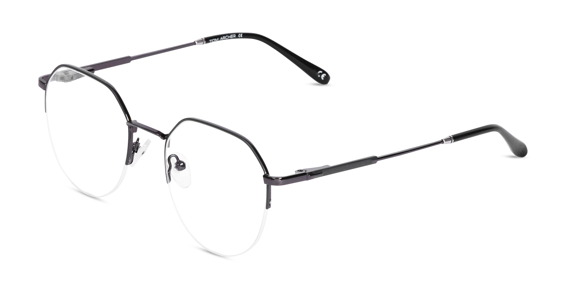 Semi Rimless Designer Glasses-3
