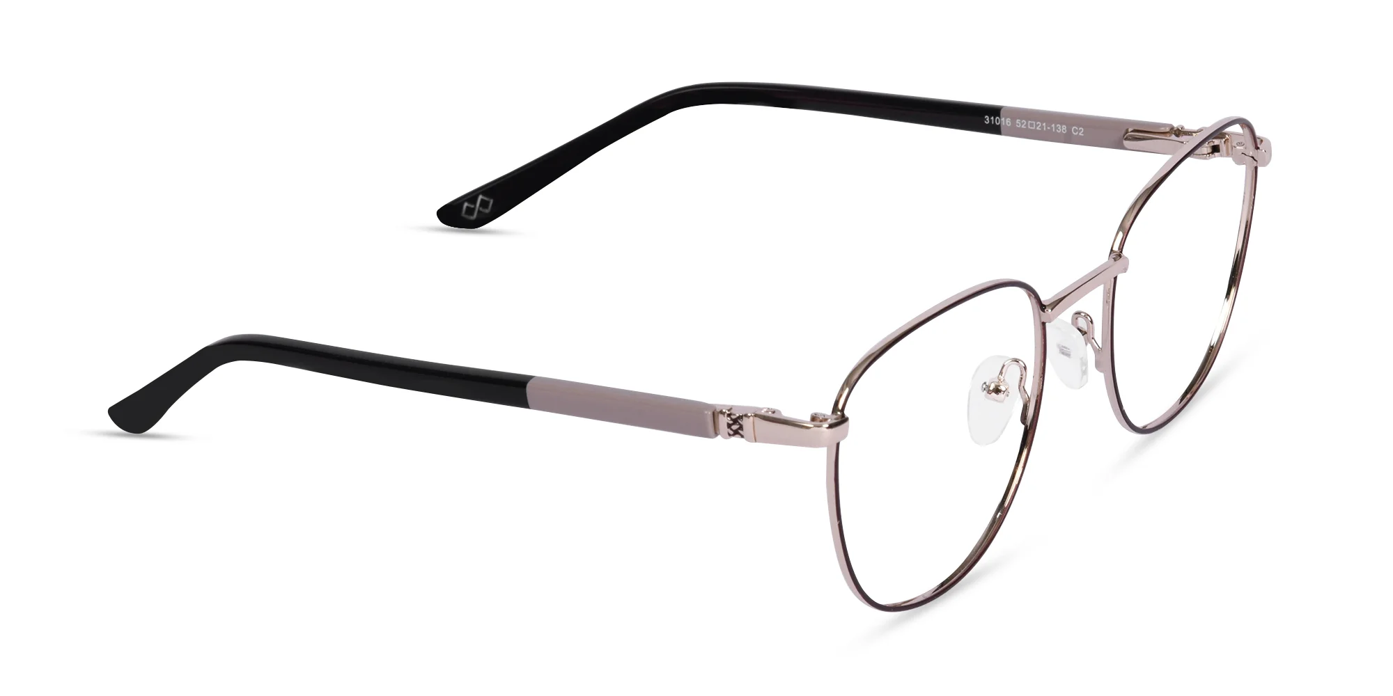 Thin Gold Round Glasses-2