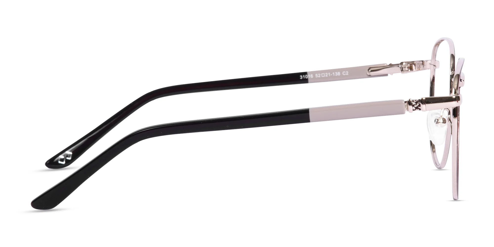 Thin Gold Round Glasses-4