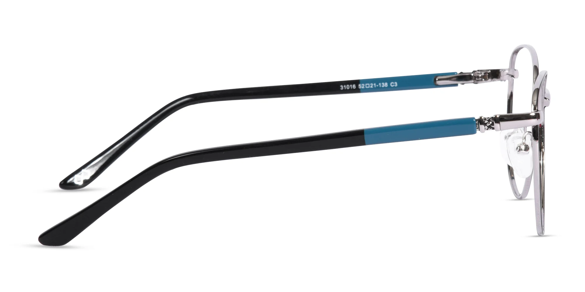 Round Thin Metal Frame Glasses-4