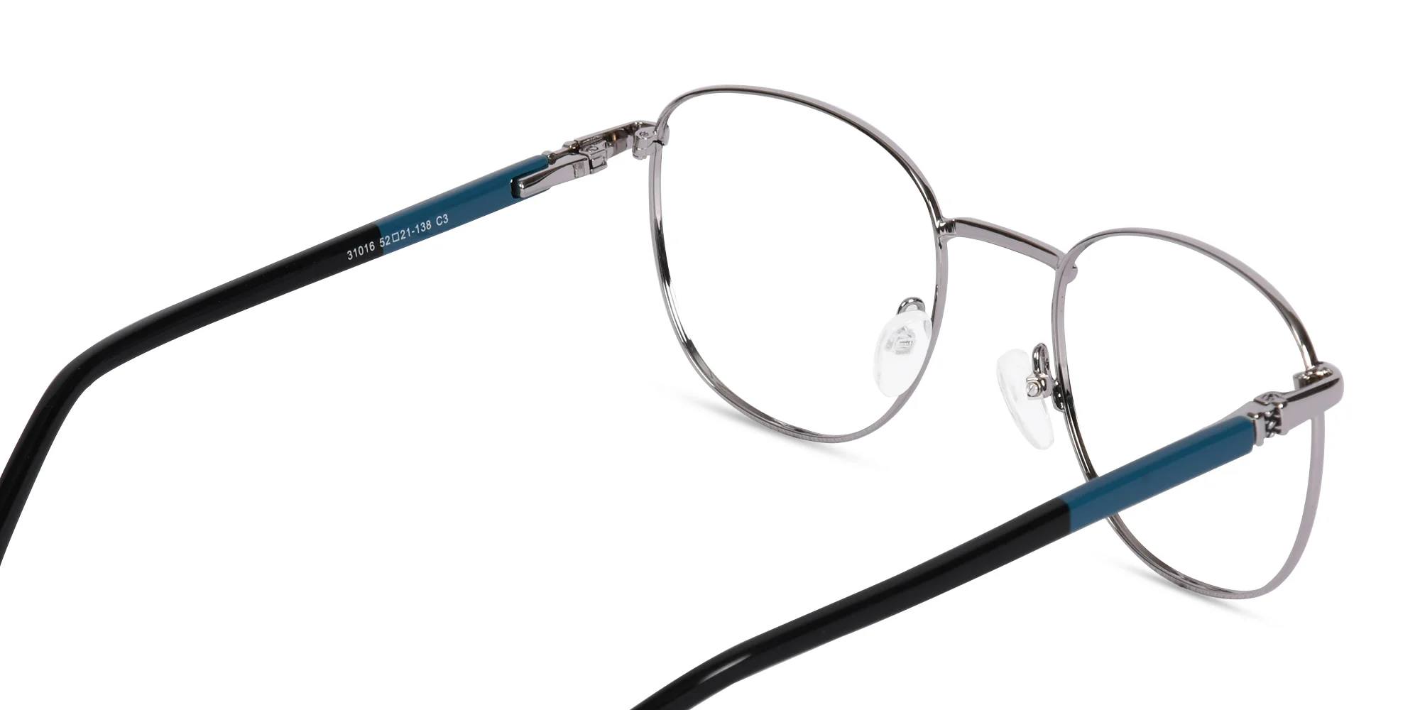 Round Thin Metal Frame Glasses-5