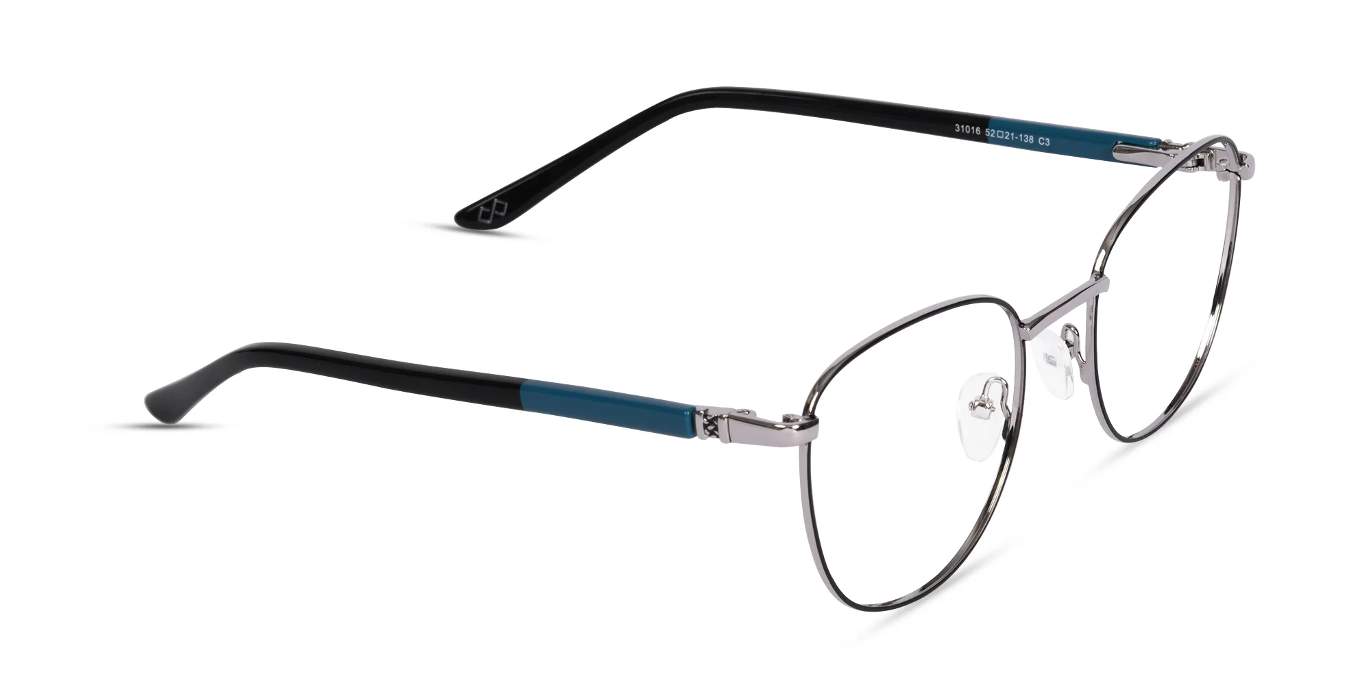 Round Thin Metal Frame Glasses-2