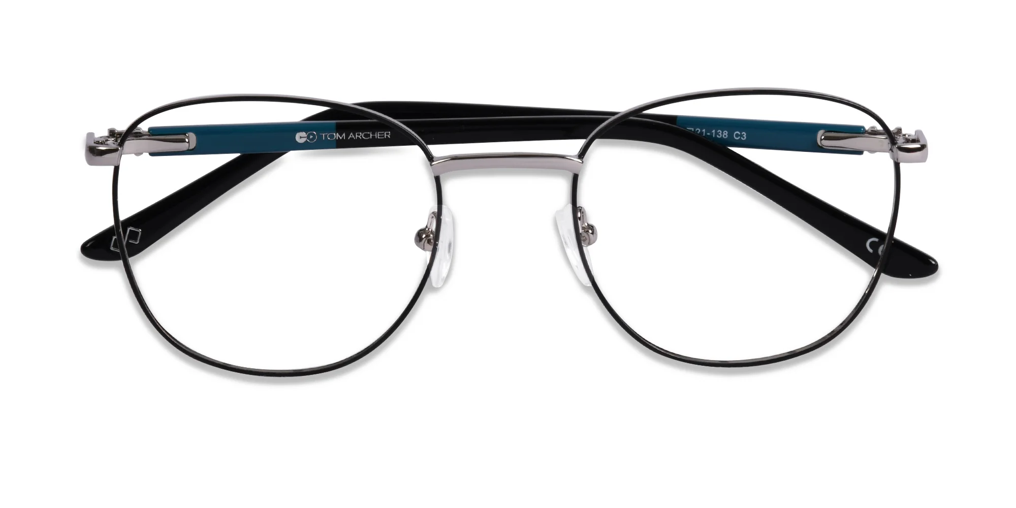 Round Thin Metal Frame Glasses-6