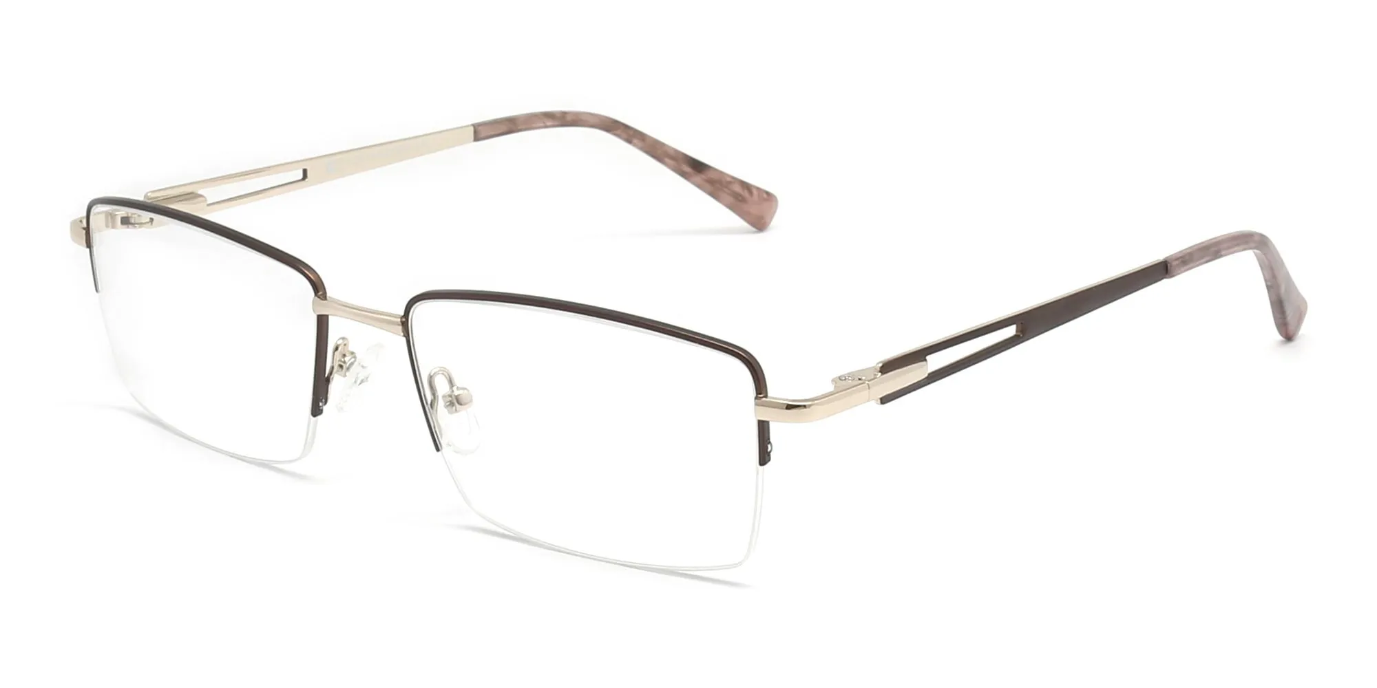 Titanium Half Rim Eyeglass Frames-2