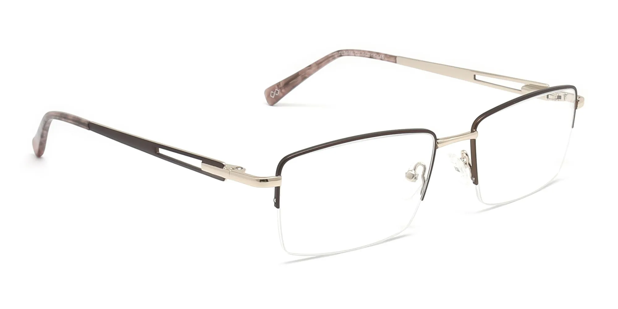 Titanium Half Rim Eyeglass Frames-2