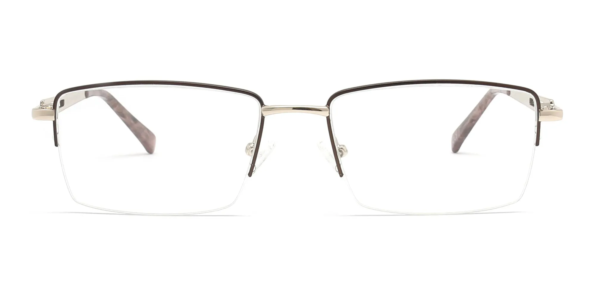 Titanium Half Rim Eyeglass Frames-2