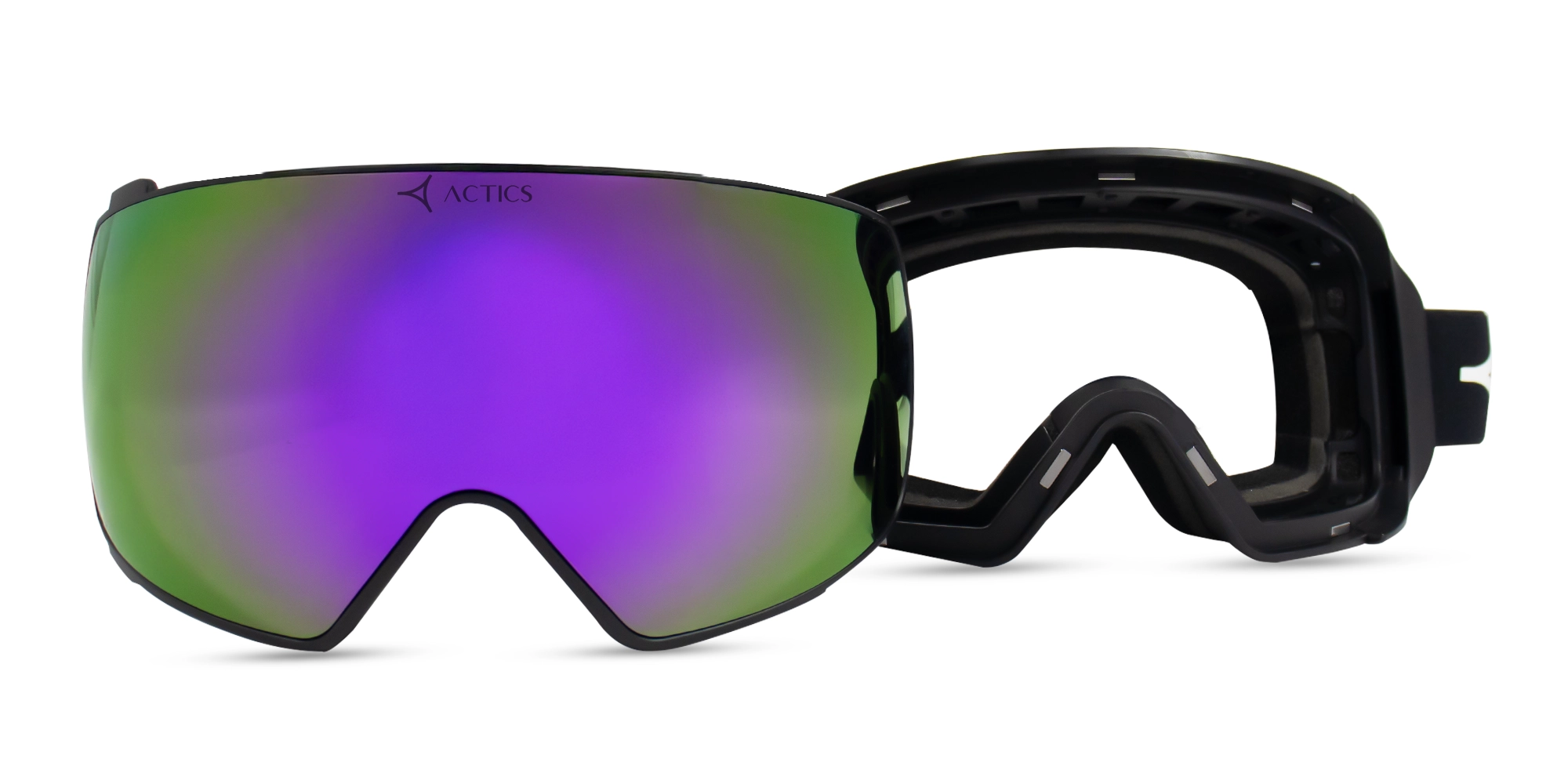 Black Ski Goggles for Pro Skiers - 3