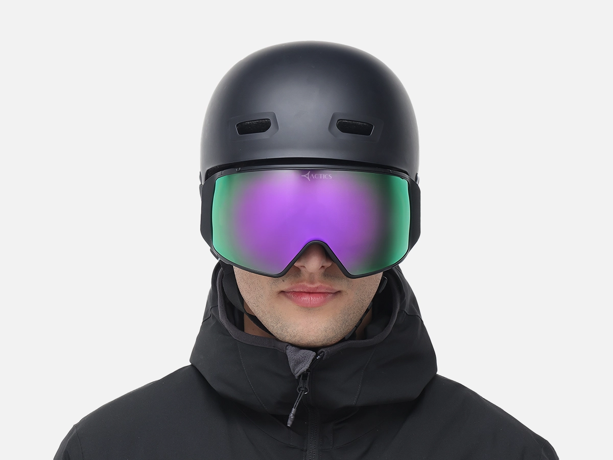 Black Ski Goggles for Pro Skiers - 43