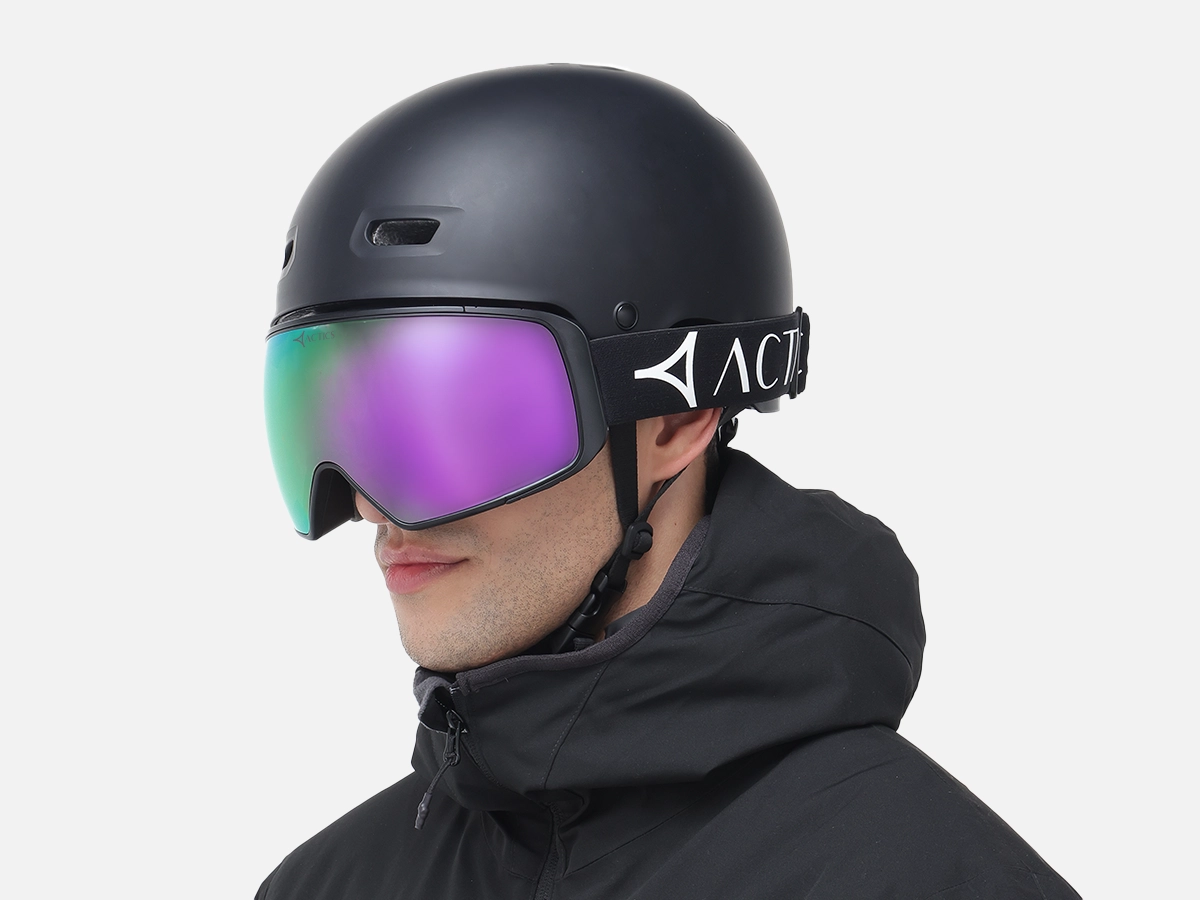 Black Ski Goggles for Pro Skiers - 44
