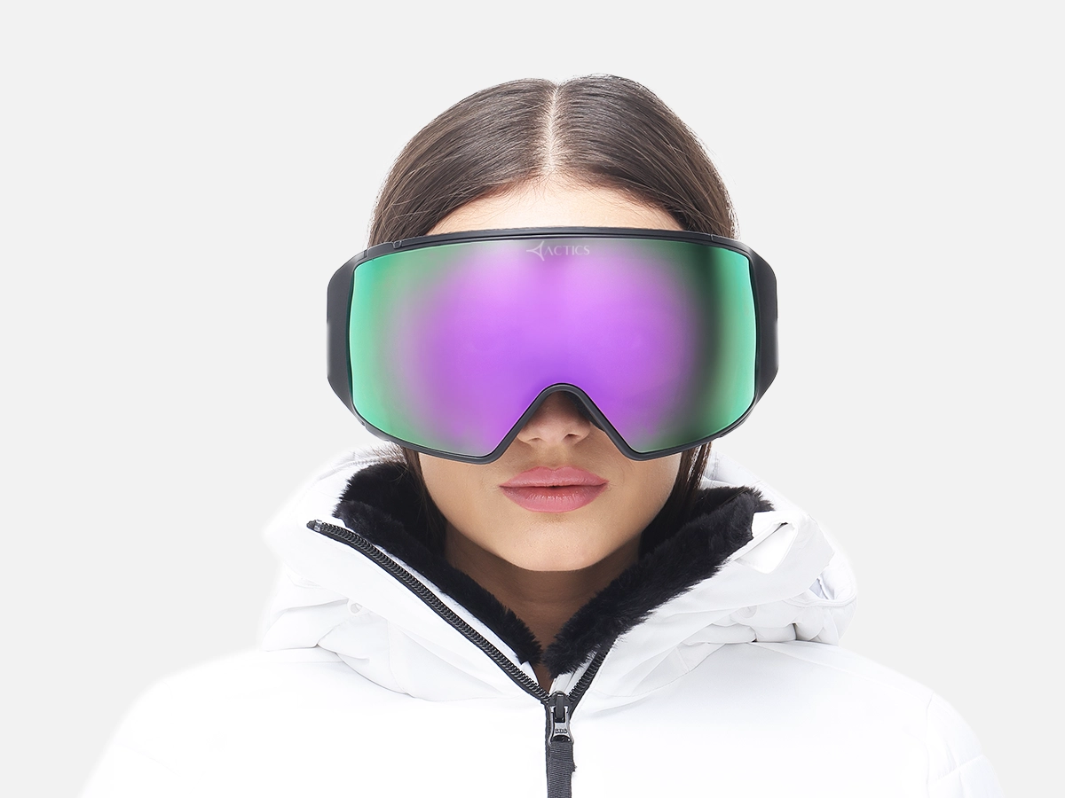 Black Ski Goggles for Pro Skiers - 51