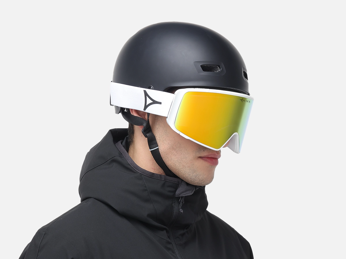 White Ski Goggles for Pro Skiers - 42
