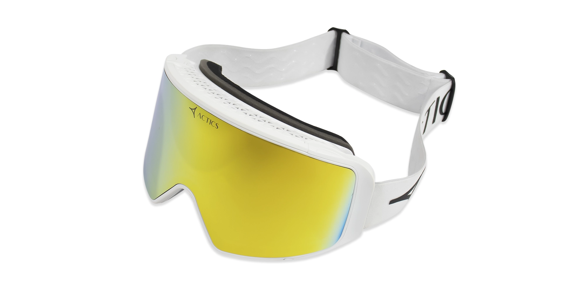 White Ski Goggles for Pro Skiers - 2